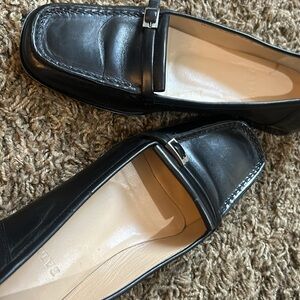 Bally Style Flex Filicaia Black Leather Loafers Made in Italy